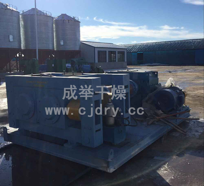 黑龍江齊齊哈爾650型造粒機安裝現場